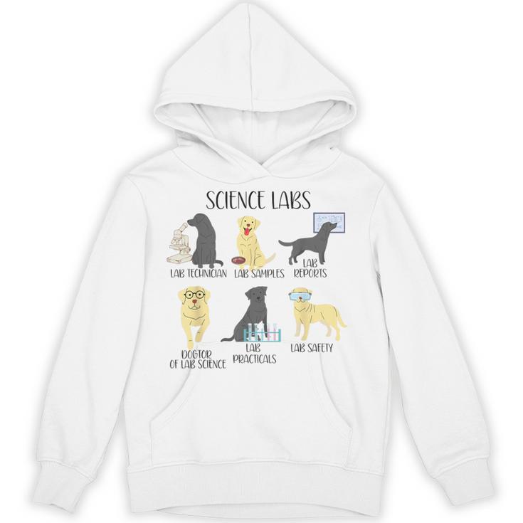 Science Labs Dogs Labrador Retriever Science Teacher Unisex Hoodie
