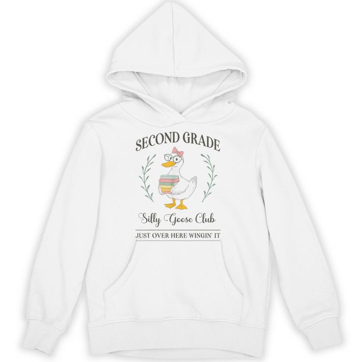 Second Grade Silly Goose Club For Teacher Or Student Unisex Hoodie