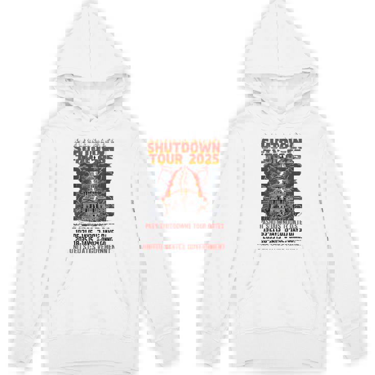 Shutdown Tour 2025 Us Government Shutdown Hoodie