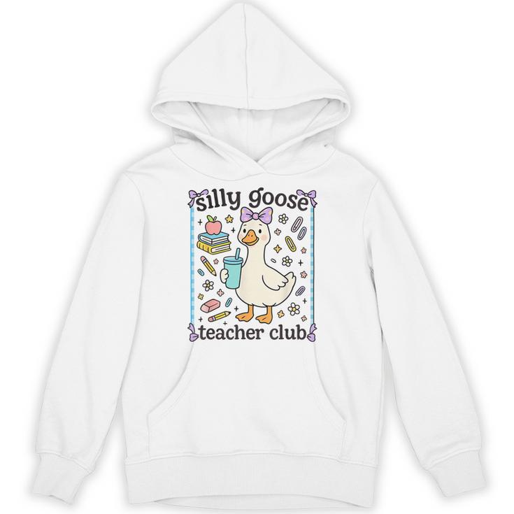 Silly Goose Teacher Club Silly Goose For Teacher Unisex Hoodie