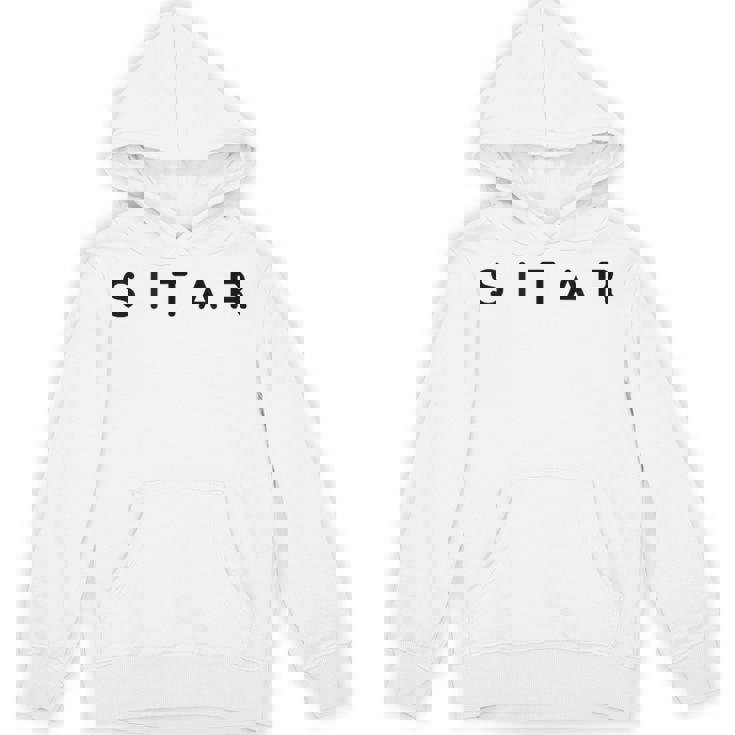 Sitar Players Contemporary Font Sitarists Modern Font Tank Top Unisex Hoodie