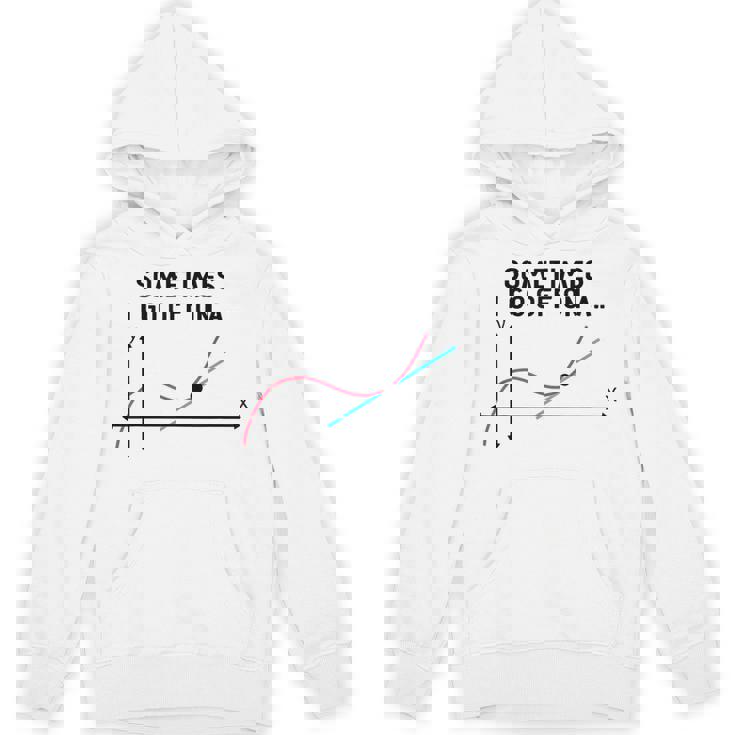 Sometimes I Go Off On a Tangent Math Teacher T Shirts Men Women Girls Kids Unisex Hoodie