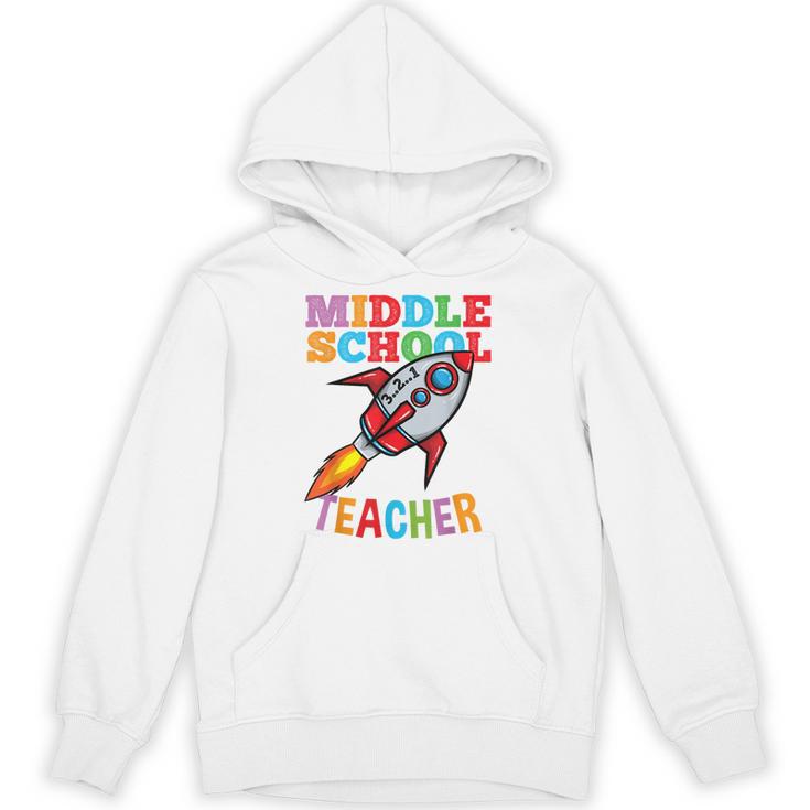 Space Middle School Teacher Back To School Men Women Kids Unisex Hoodie
