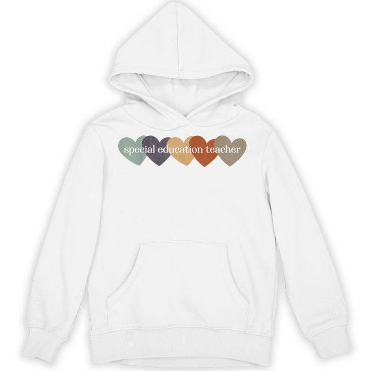 Special Education Teacher Heart Back To School Teach Rainbow Men Women Girls Kids Unisex Hoodie, trending gift