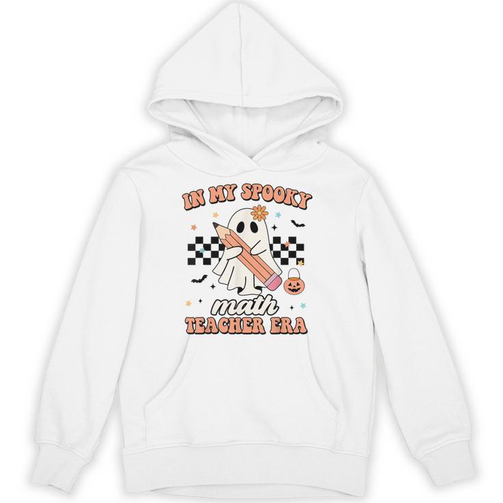 In My Spooky Math Teacher Era Groovy Retro Halloween Costume For Men Women Unisex Hoodie
