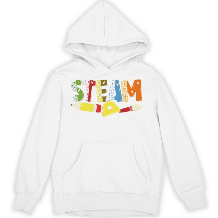 Steam Teacher Science Tech Engineering Arts Maker Unisex Hoodie