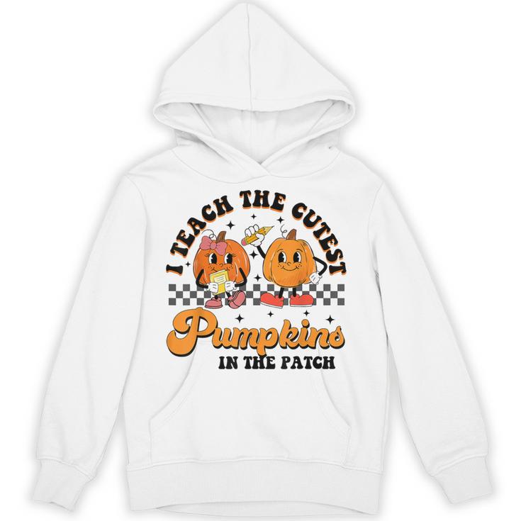 I Teach The Cutest Pumpkins In The Patch Halloween Teacher For Men Women Kids Unisex Hoodie, trending gift I Teach The Cutest Pumpkins In The Patch Halloween Teacher For Men Women Kids Unisex Hoodie, trending gift