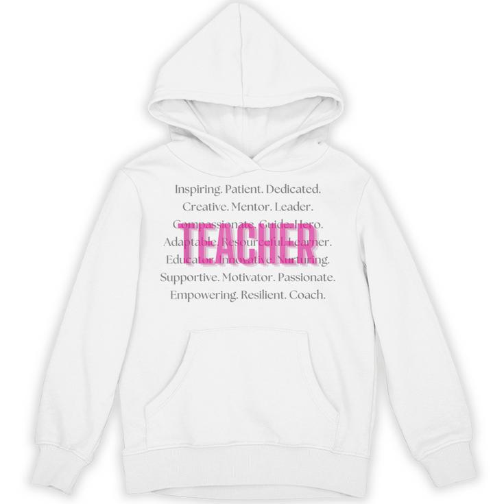 TEACH Inspirational Teacher Comfortable & Stylish T-Shirt Unisex Hoodie