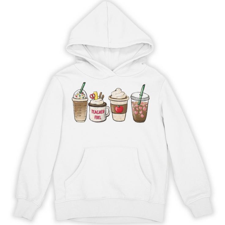 Teacher Fuel Coffee Teacher Mug Latte Iced Coffee Fall Unisex Hoodie
