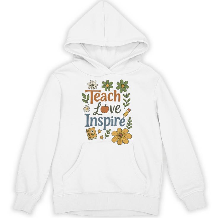 Teacher Inspire Love Unisex Hoodie