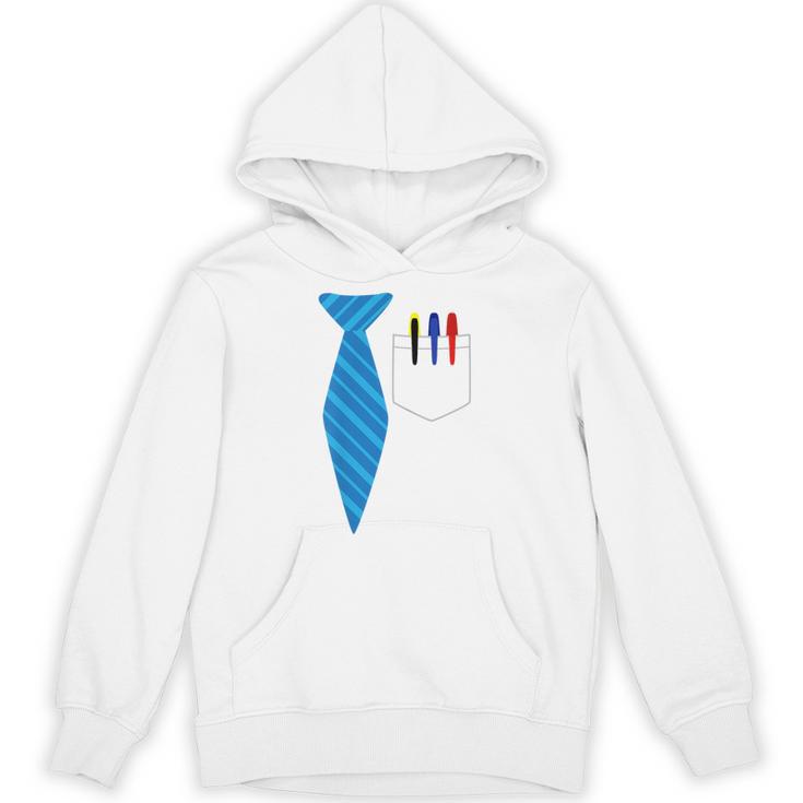 Teacher Tie & Pocket Protector Costume School Unisex Hoodie