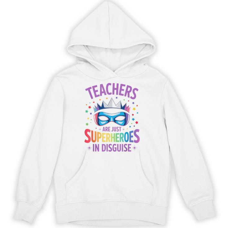 Teachers Are Just Superheroes In Disguise Back To School Unisex Hoodie