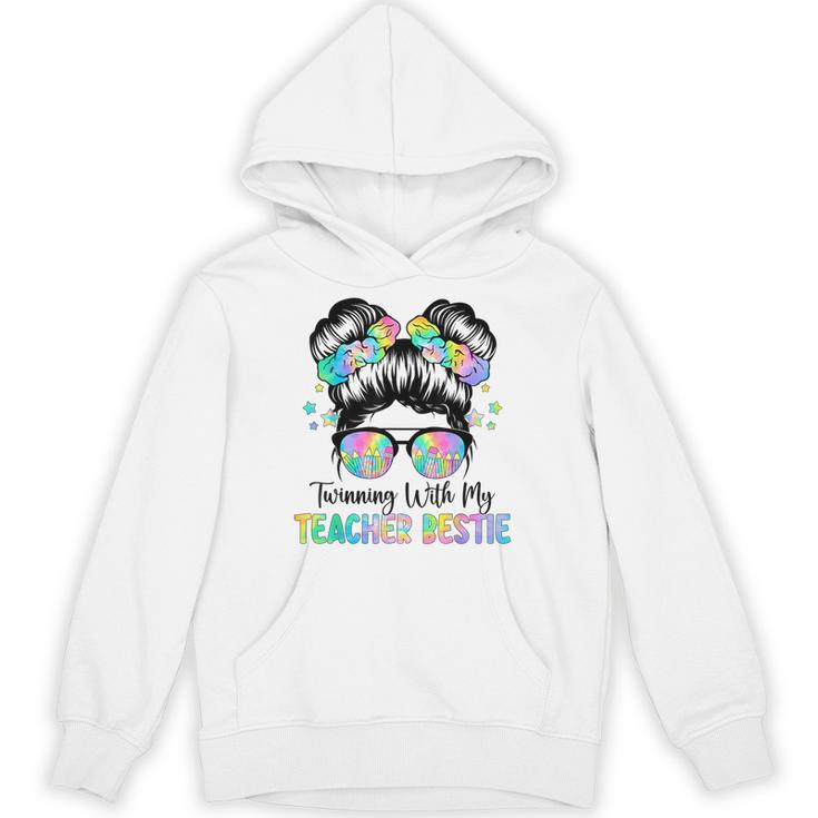 Twin Day Friends Teacher Twinning With My Bestie Unisex Hoodie
