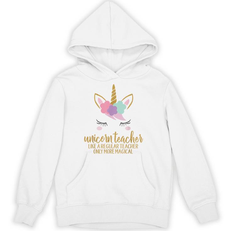 Unicorn Teacher Shirt For Women School Teacher Unisex Hoodie
