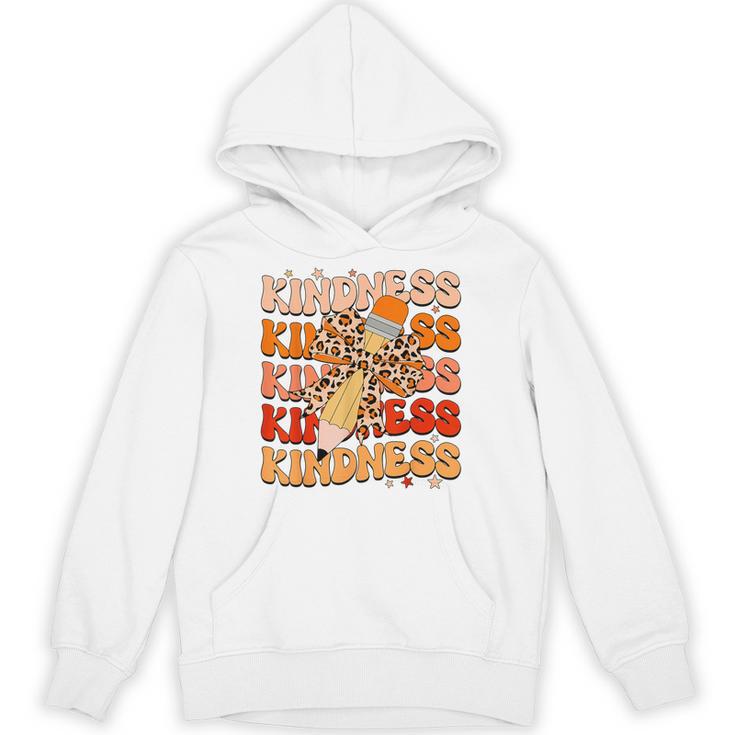 Unity Day Orange Kindness Teacher Bow Anti Bullying Be Kind Unisex Hoodie