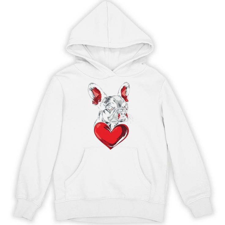 Valentine's Day Boston Terrier Dog Vector Unisex Hoodie