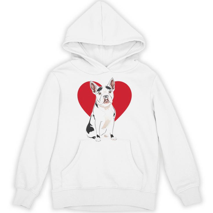 Valentine's Day Boston Terrier Lover Unisex Hoodie