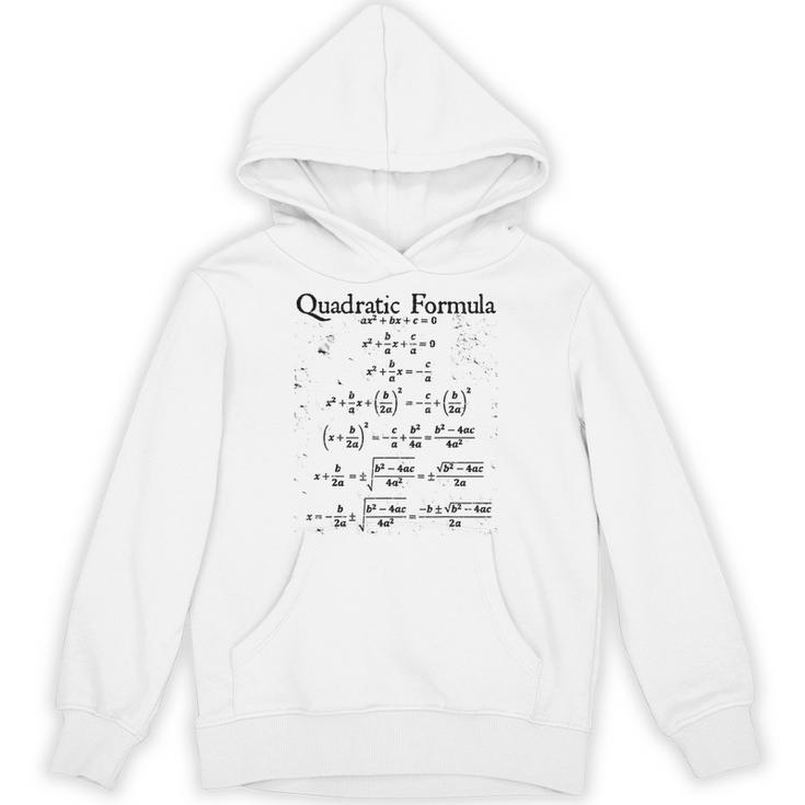 Vintage Nerdy Quadratic Formula Proof Algebra Math Teacher Unisex Hoodie