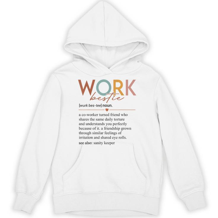Vintage Work Bestie Definition Teachers Nurses Boss Women Unisex Hoodie