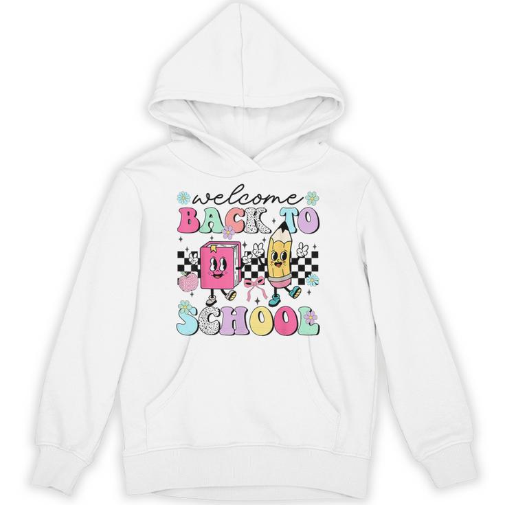 Welcome Back To School 2024 Teachers Students First Day Unisex Hoodie