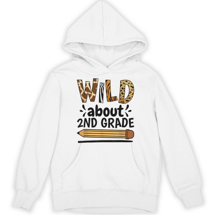 Wild About 2Nd Grade School Grade Teacher Unisex Hoodie, 2nd Grade Teacher Gifts, trending gift