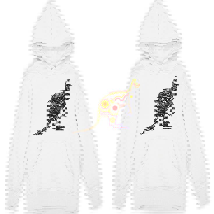 アボリジニアート カンガルー。 パーカー