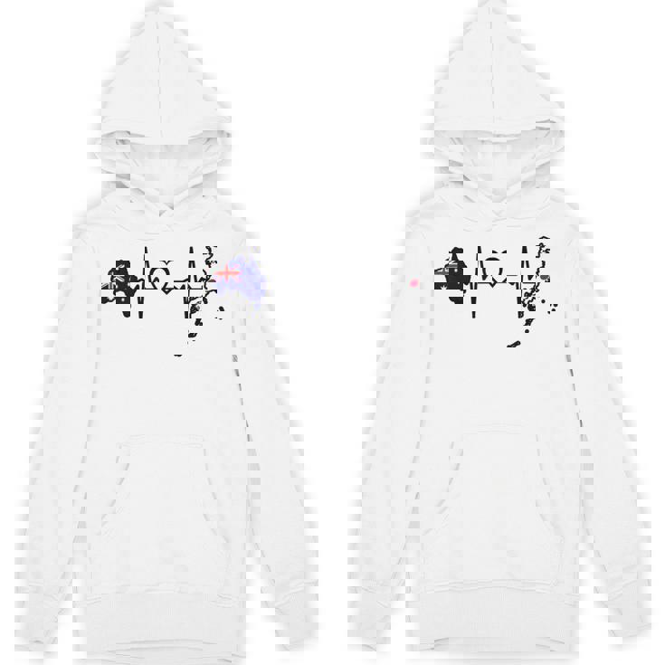 オーストラリア 日本 ハートビート オーストラリア 日本国旗 パーカー