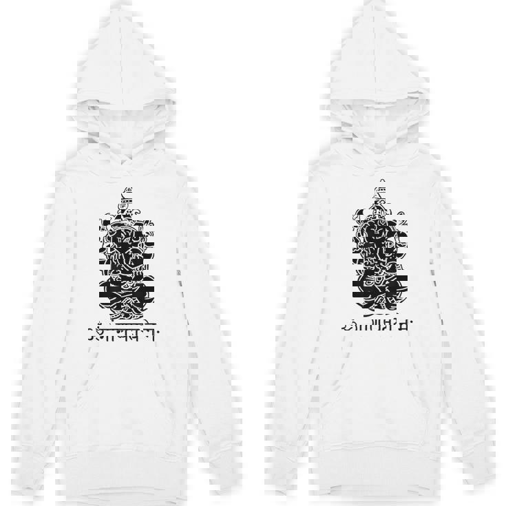 ガネーシュtシャツ サンスクリット語 ガネーシャマントラ パーカー