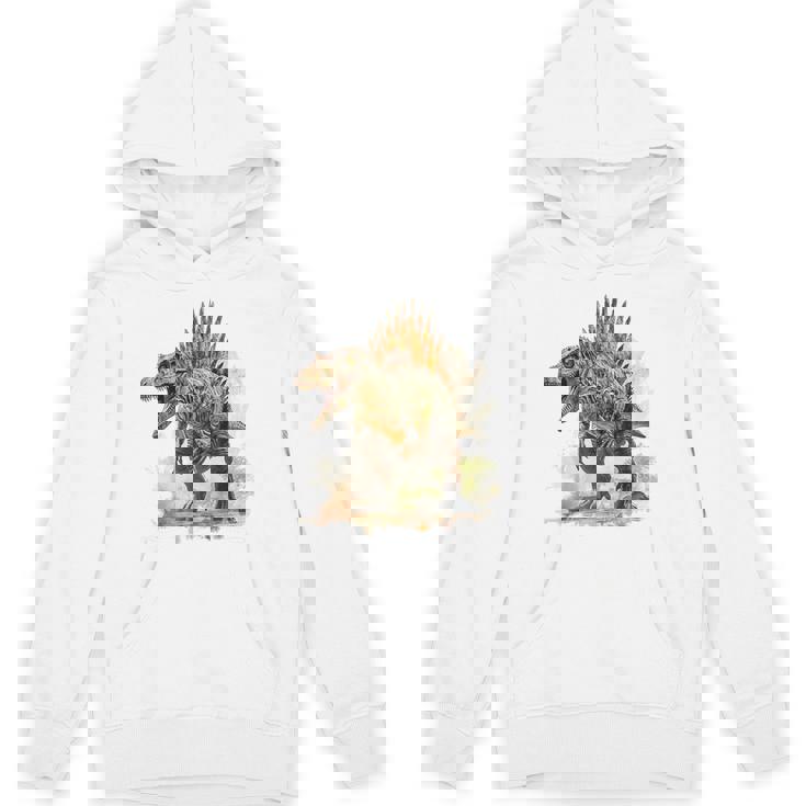 スピノサウルス 恐竜モチーフ イラスト スピノサウルス パーカー