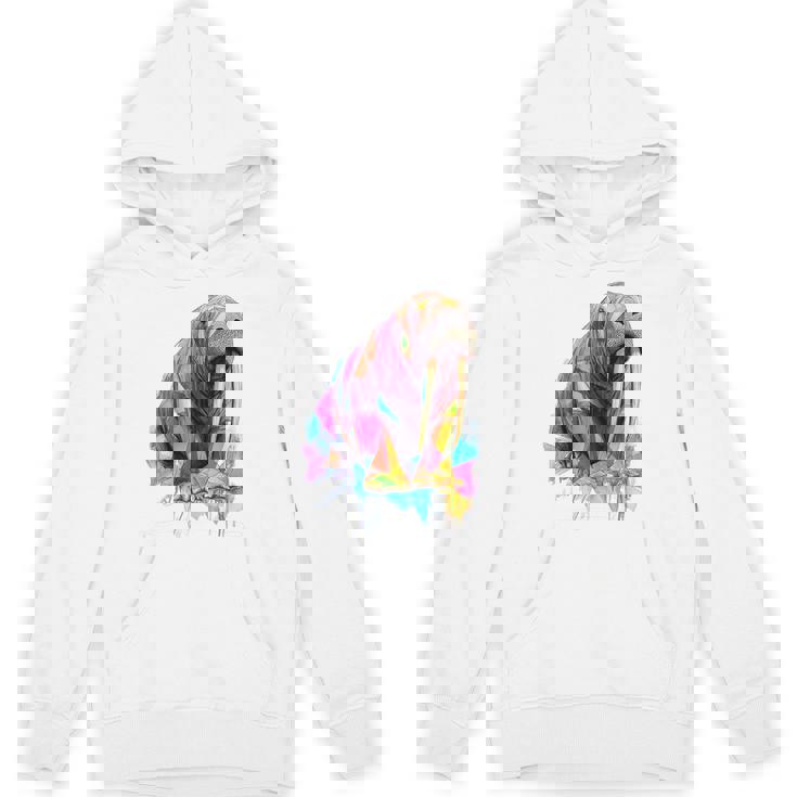 セイウチ 動物 モチーフ イラスト セイウチ パーカー