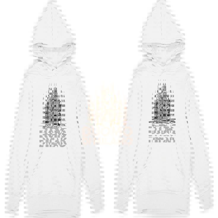 ドゥオーモ・ディ・ミラノ大聖堂のイラスト パーカー