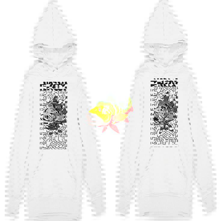 ピーコックバス 80 年代スタイルのモンスターフィッシュキーパー パーカー