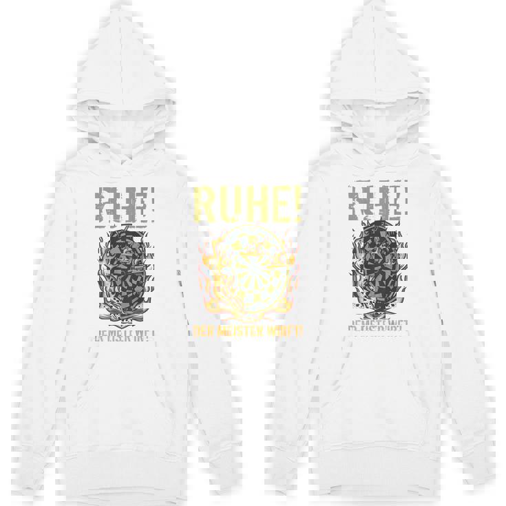 メンズ マスタースローダーツとダーツプレーヤーのバックプリント残り パーカー