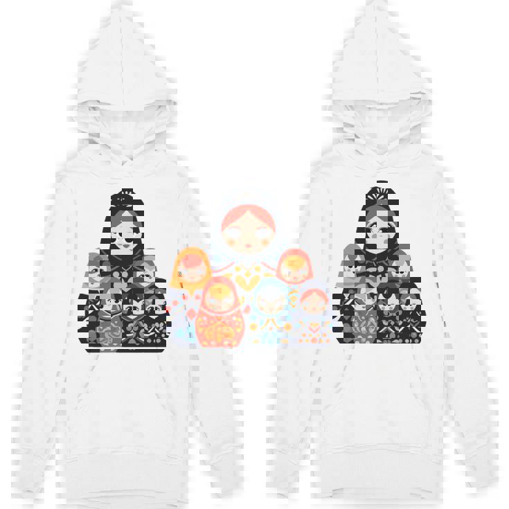 マトリョーシカ ロシア人形 入れ子人形 マトリョーシカ 長袖tシャツ パーカー