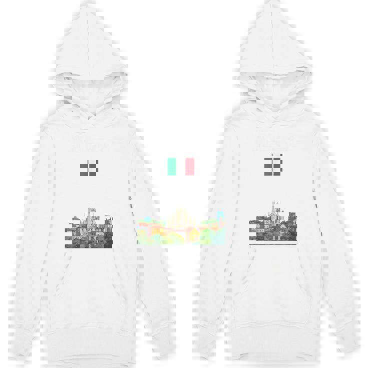 ミラノ お土産 イタリア 旅行 ミラノ バケーション イタリア国旗 パーカー