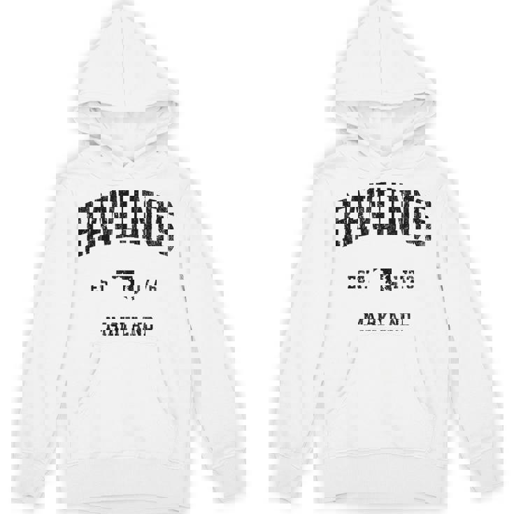 ローリングス メリーランド Md ヴィンテージ アスレチック ブラック スポーツデザイン 長袖tシャツ パーカー