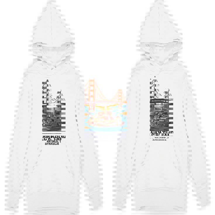 ヴィンテージ アルカトラズ島 サンフランシスコ ゴールデンゲート ベイエリア パーカー