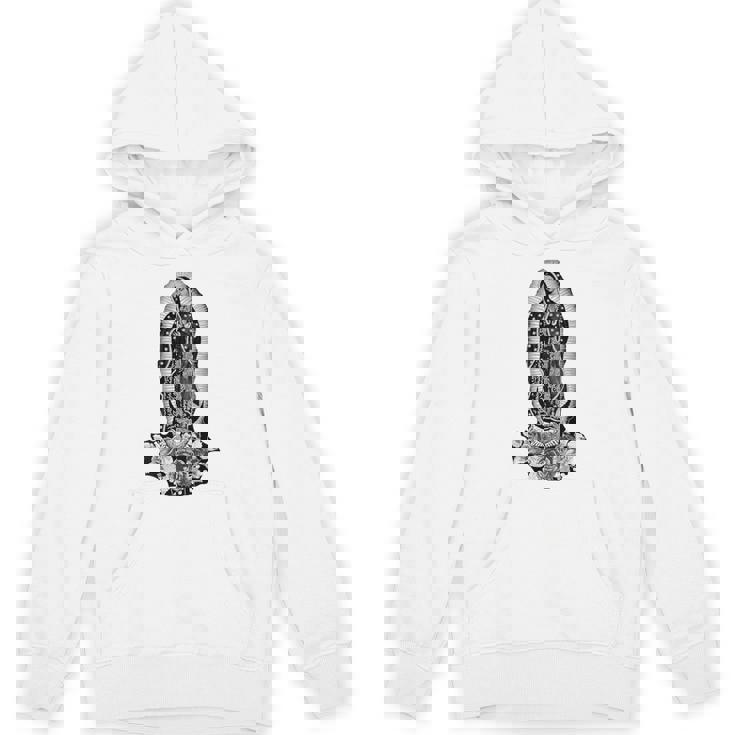 聖母デグアダルーペ サンマリア バックプリント クリスチャン パーカー