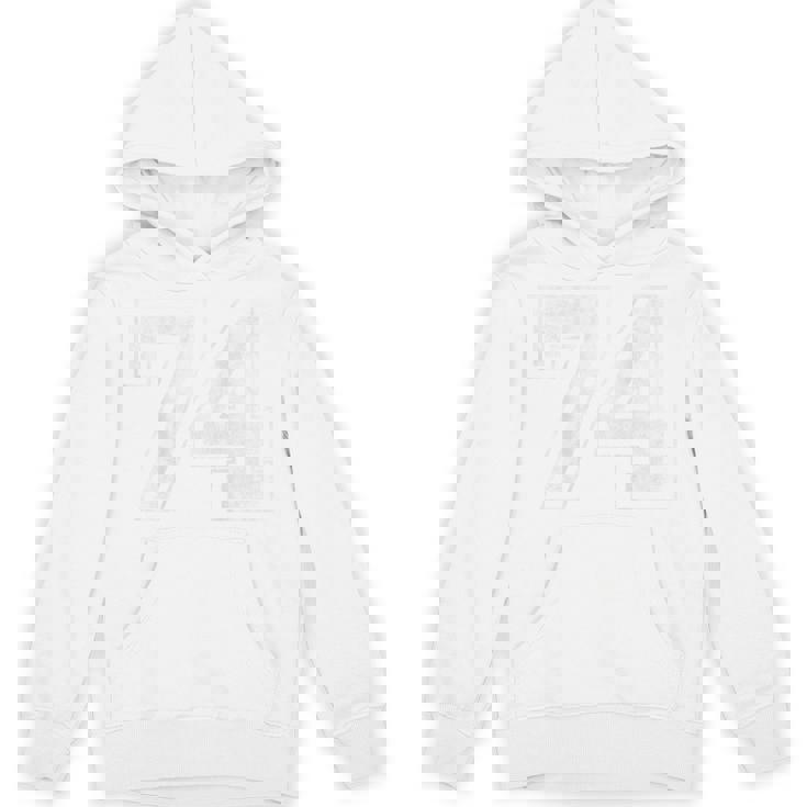 背面に74番。 パーカー