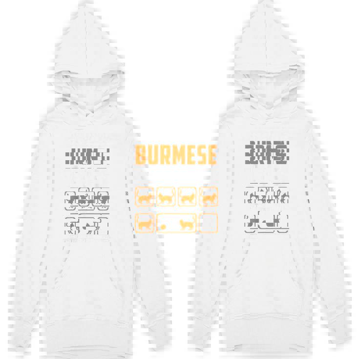 頑固なビルマの猫 トリックおもしろ子猫愛好家 パーカー