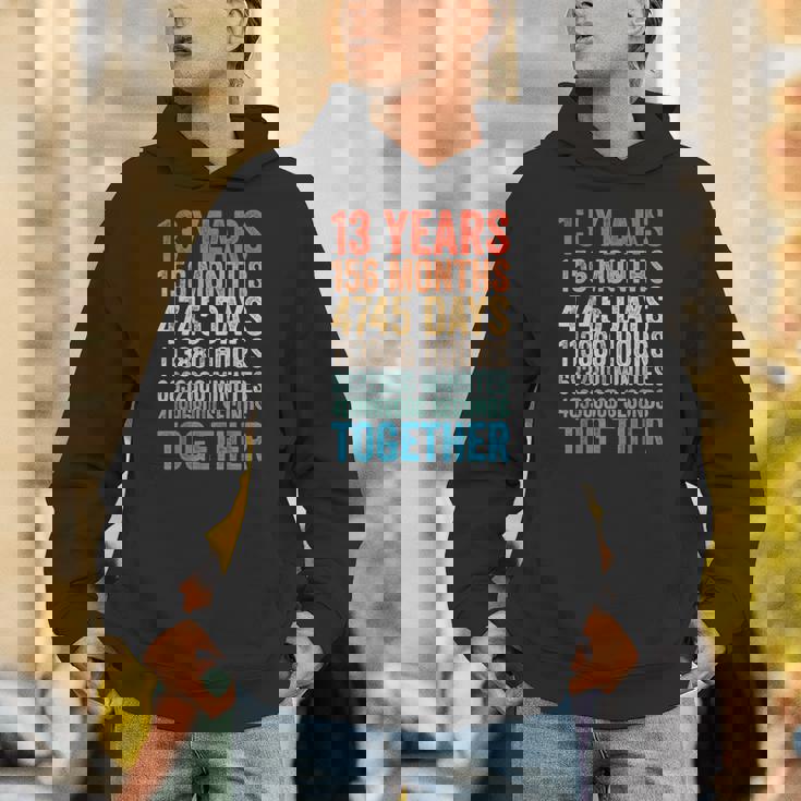 13年目の記念日 彼 彼女 カップル 13回目の結婚 パーカー