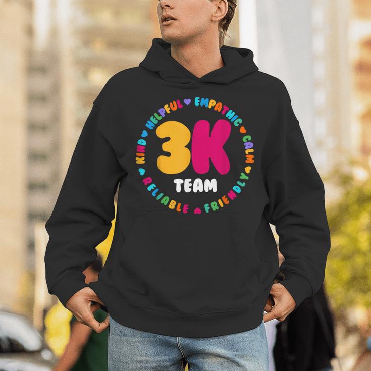 3K Team & Teacher Squad Threes Crew PreK Elementary Team Unisex Hoodie, funny gift 3K Team & Teacher Squad Threes Crew PreK Elementary Team Unisex Hoodie, funny gift