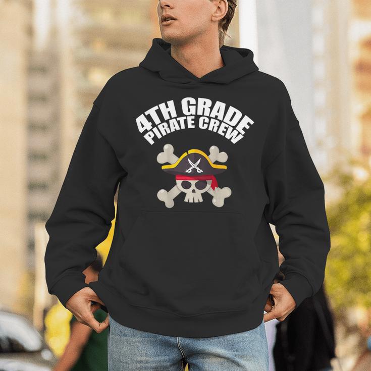 4th Grade Pirate Crew Halloween Costume Cool Teacher Student Unisex Hoodie, 4th Grade Teacher Hoodies, funny gift 4th Grade Pirate Crew Halloween Costume Cool Teacher Student Unisex Hoodie, 4th Grade Teacher Hoodies, funny gift