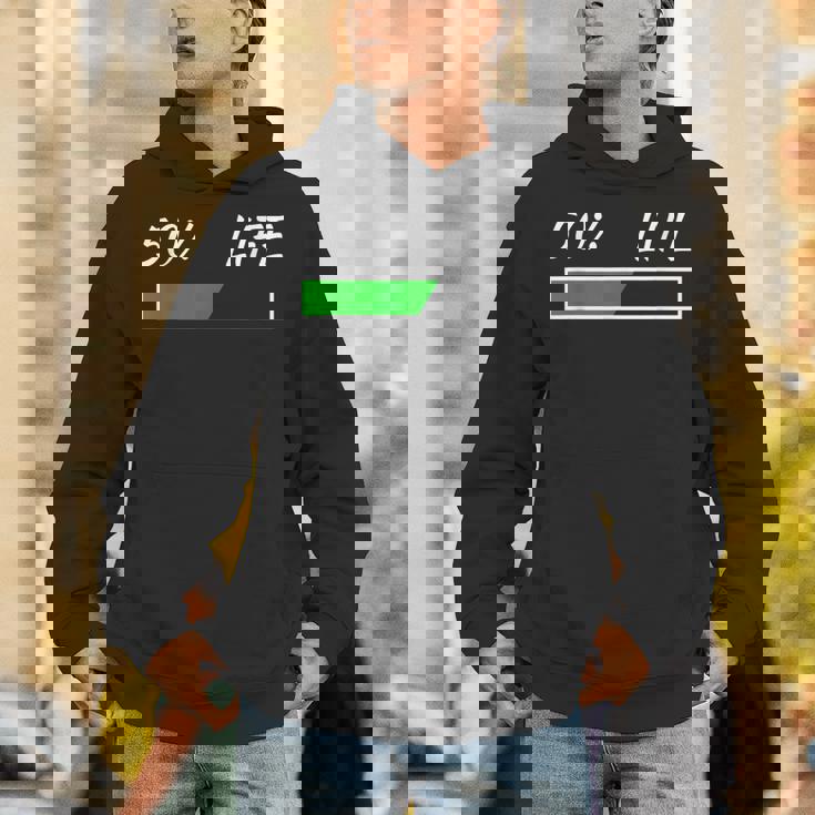 50Th Birthday 50 Life 50 Years Life Loading Bar 50 Percent パーカー