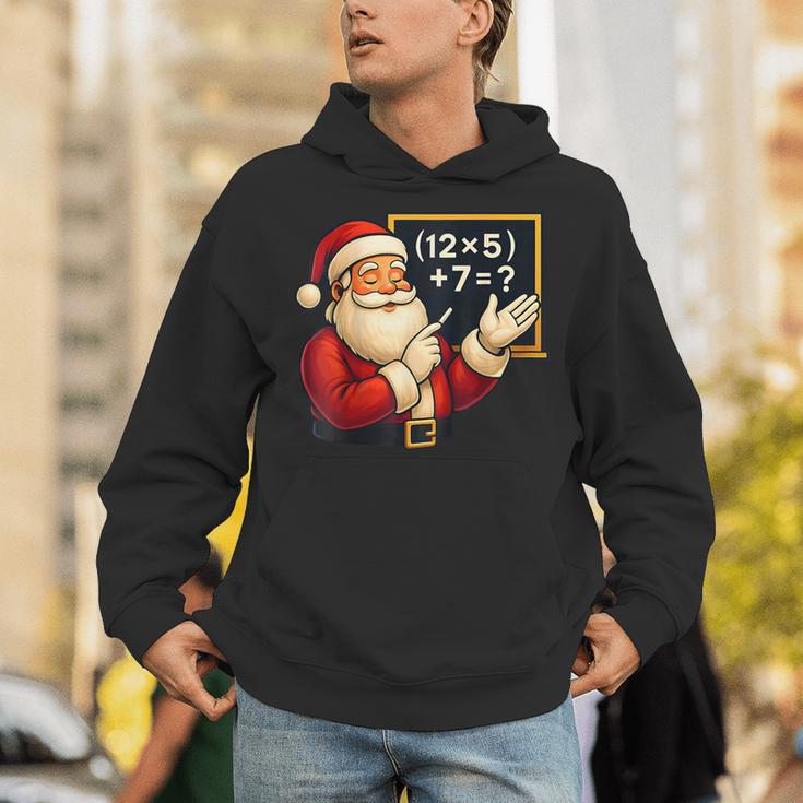 67 Teacher Santa Christmas Six Seven Meme Math Xmas Unisex Hoodie, funny gift