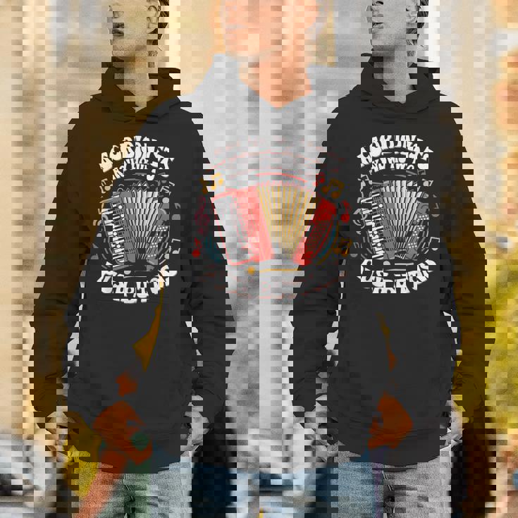 Accordionists Know How To Push Buttons 面白い レトロ アコーディオン パーカー