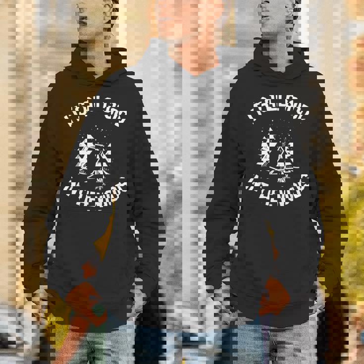 All Good Camp In The Woods 面白いキャンプテント キャンプファイヤー パーカー