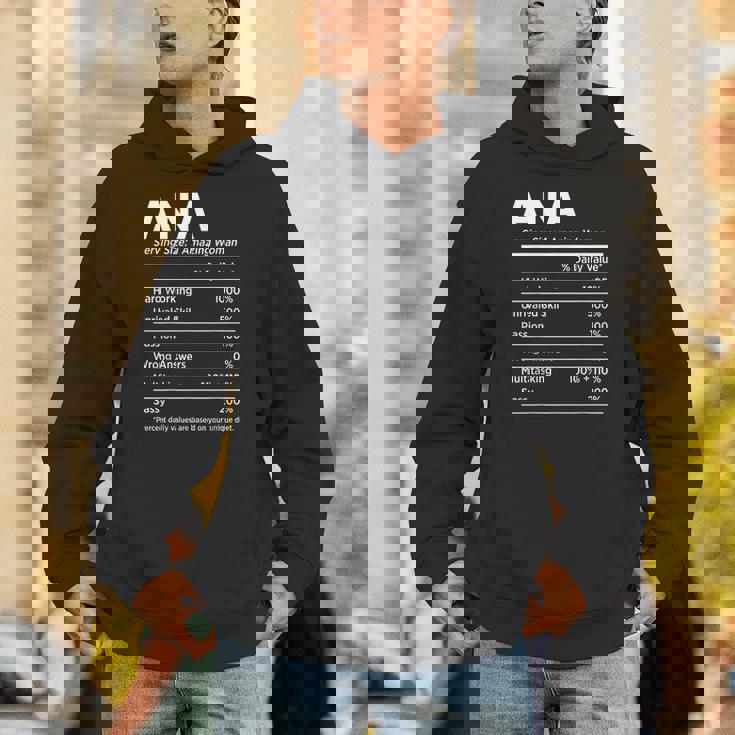 Ana Is My Name おもしろネームタグ パーカー