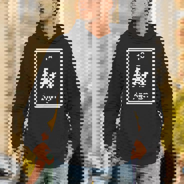 Argon Ar 元素周期表 サイエンスギフト パーカー