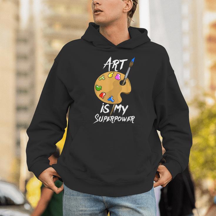 Art Is My Superpower Drawing Art Teacher Artists Unisex Hoodie, funny gift Art Is My Superpower Drawing Art Teacher Artists Unisex Hoodie, funny gift